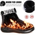 thumbnail image 5 of Knivor Waterproof Winter Snow Boots for Women Fleece Lined Non Slip Side Zipper Cozy Ankle Boots for Outdoor Daily Cold Weather Footwear, 5 of 10