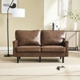 thumbnail image 2 of Breathable Fabric With Skin- Upholstery & Zippered Cover (brown Pu -powered Stable Wood Legs, 2 of 6