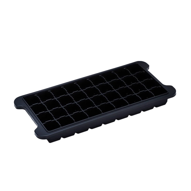Yhmxh Utensilios de cocina Compartimento de hielo multifuncional, bandeja para cubitos de hielo con tapa, bandeja para 36 cubitos de hielo, gran capacidad, fácil de prensar, apto para congeladores.
