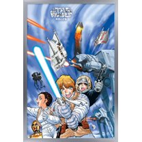 Star Wars: Manga Madness - Hoth Wall Poster, 14.725" x 22.375" Framed