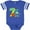 Football Blue and White, variant on Inktastic 2nd Birthday Robot Boys or Girls Baby Bodysuit
