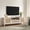 Cream White, variant on SICOTAS TV Stand for TVs up to 75", 68.9" Extra-Wide Entertainment Center, Boho Farmhouse Media Console with Adjustable Storage & Cable Management for Living Room Media Room, Cherry Oak