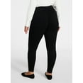 thumbnail image 3 of Terra & Sky Women's Plus Size Pull On High Rise Skinny Jeggings, 28" Inseam, Sizes 0X-5X, 3 of 5