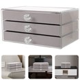 thumbnail image 2 of Organisateur Empilable pour Bijoux Tiroir de Rangement pour Boucles d'Oreilles et Colliers Coiffeuse Commode Boîte de Rangement pour Bijoux, 2 of 5
