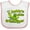 White and Pink, variant on Inktastic Grasshopper Boys or Girls Baby Bib