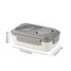 thumbnail image 4 of Portacomidas portátil, contenedor apilable para alimentos, 3 compartimentos, utensilios de plástico, apto para microondas, para oficina/estudio, lonchera de viaje, fácil de limpiar Blaxill, 4 of 4