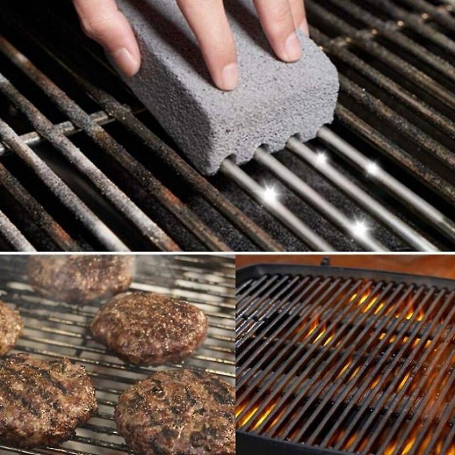 piezas de ladrillos de limpieza para parrilla de barbacoa, bloque de piedra limpiadora para parrilla de barbacoa