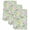 Light Green, variant on Sage Green Spring Floral Kitchen Towels Set of 3, Elegant Farmhouse Flowers Birds Watercolor Absorbent Dish Towels for Kitchen, Microfiber Hand Towel, Quick Drying Tea Towel for Cleaning Dishcloths