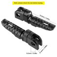 thumbnail image 3 of Pair of Front Foot Pegs Aluminum Alloy Pedals Fit for Kawasaki Ninja Z125 PRO Z250/SL Z400 Z900Black, 3 of 5