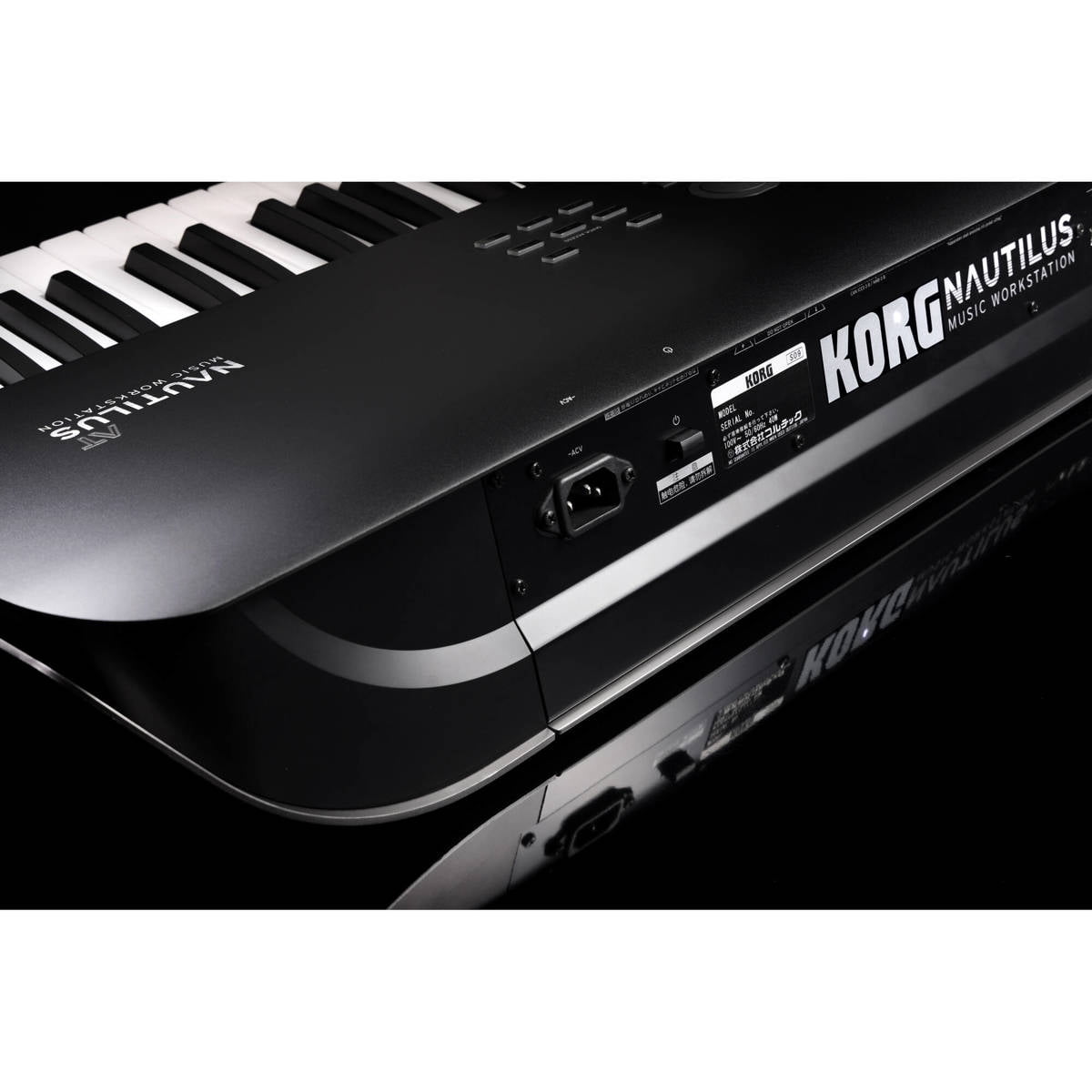 Korg Nautilus AT 88-Key Music Synth/Workstation Keyboard with Aftertouch, Black