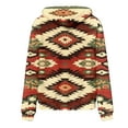 thumbnail image 6 of JTZGDY Vintage Hooded Sweatshirts for Women Fashion Aztec Print Ethnic Style Western Shirts Lightweight Casual Fall Long Sleeve Drawstring Hoodie Outwear Tops with Kangaroo Pockets Multicolor#40 L, 6 of 6