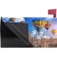 thumbnail image 4 of GZHJMY Colorful Hot Air Balloon Magnetic Mailbox Cover Letter Post Box Cover Oversized 25.5 x 21 Inch Mailbox Cover for Home Garden Yard Patio Outdoor Decor Home Decor, 4 of 5