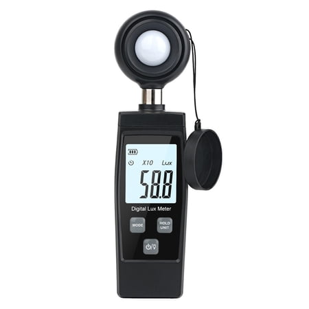 Digital Handheld Illuminometer LCD Display Luminometer 0-200000 Lux Photometer High Accuracy Light Meter Lux/FC Measure Tester