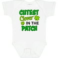 thumbnail image 3 of Inktastic Cutest Clover in the Patch with Four Leaf Clovers Boys or Girls Baby Bodysuit, 3 of 5