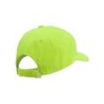 thumbnail image 3 of Top Headwear Athletic Moisture Wicking Adjustable Baseball Hat - Neon Green, 3 of 5