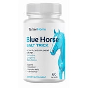 Blue Horse Salt Trick for Men - Blood Flow Support Supplement for men- 60 Capsules