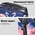 thumbnail image 4 of Flamingo Digital Bag with Oxford Fabric, Waterproof and Protective, 5.9x9.44x3.14 in, for Hard Drive Bags, Storage Box, Cord Travel Organizer, Cable Organizer Bag, 4 of 6