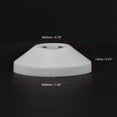 thumbnail image 5 of Uxcell 20mm PP Radiator Escutcheon Water Pipe Cover Decoration White 10 Pack, 5 of 6