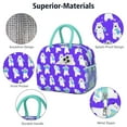 thumbnail image 4 of Reusable Bear Lnsulated Lunch Bag for Women & Men-Leakproof Water-Resistant Cooler Tote,Large Capacity(10.6x8.7x6.3in)for Work,Office,Travel,Picnic,Beach., 4 of 7