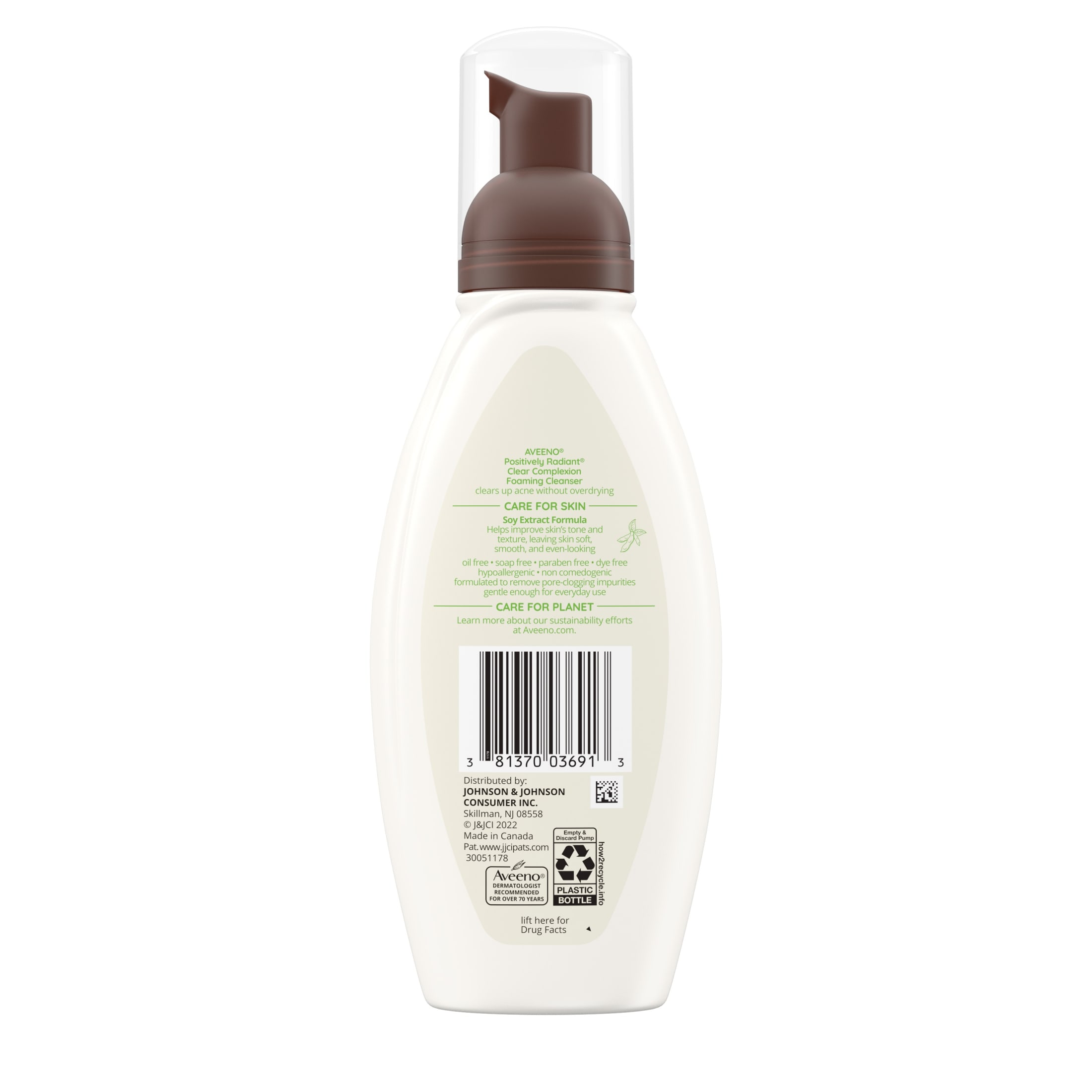 Aveeno Clear Complexion Foaming Facial Cleanser, Oil-Free Acne Face Wash, 6 fl. oz - image 9 of 9