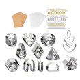 thumbnail image 3 of Polymer Clay Cutter Stainless Steel Pottery Polymer Clay Tool DIY Earring Cutting Mold Jewelry Making, 3 of 8