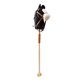 thumbnail image 2 of Caballo de palo divertido y resistente de peluche para montar a caballo, ideal para niños y niñas de 3 años en adelante. negro con rodillo, 2 of 9
