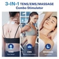 thumbnail image 2 of Estimulador muscular Alcedo TENS + EMS para aliviar el dolor, masajeador de pulso eléctrico recargable con 41 modos para el tratamiento del dolor de espalda y cuello, compatible con HSA FSA., 2 of 5