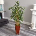 thumbnail image 4 of Nearly Natural 5807 4.5 ft. Bamboo Tree in Decorative Planter, 4 of 5