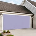 thumbnail image 4 of Pure Lavender Garage Door Cover Banner 7 x 8 FT, Simple Solid Color Garage Door Curtains Backdrop with Grommets for Indoor Outdoor Wall Party Porch Yard Decorations Background, 4 of 9