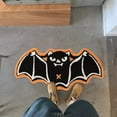 thumbnail image 4 of Neoyler Halloween Decorations Outdoor Doormat with Imitation Bats Design for Spooky Festive Porch Entrance Non Long Lasting Easy Clean Mat for Halloween Home Decor 23.6in Black, 4 of 6
