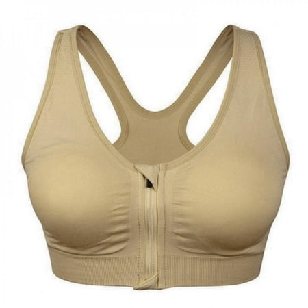Susenc Sports Bras for Womens No Underwire Breathable Fitness Bralette with Straps and Back Workout Running Front Closure Bra Yoga Tank Top Plus Size