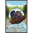 thumbnail image 1 of Corvallis, Oregon, Beaver (16x24 Giclee Gallery Art Print, Vivid Textured Wall Decor), 1 of 3
