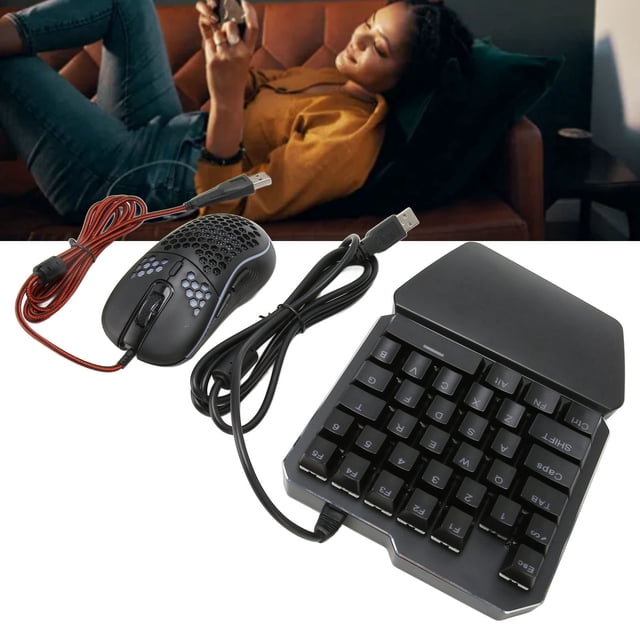 Gaming Keyboard Mouse Converter, Direct Connection 4 in 1 Mobile Game Combo Mobile Gamepad Controller 120fps for Mobile Game