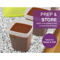 thumbnail image 5 of Arrow Food Storage Containers with Lids for Freeze, 1 Pint, 2 Cups, 10 Pack, 5 of 8