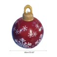 thumbnail image 2 of AMERTEER Christmas Balls Xmas Tree Decorations Outdoor Atmosphere Props Inflatable Balls Toys Decor, 2 of 7