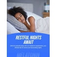 thumbnail image 3 of BulkSupplements Melatonin Powder - Melatonin Supplement, for Sleep Support - 3mg per Serving, 1kg (2.2 lbs), 3 of 6