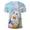 Grey, variant on Mens Easter Tee Theme Print Short Sleeve Round Neck Floral Trend Bottoming Mens Performance Polos,Blue,3XL