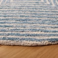 thumbnail image 3 of SAFAVIEH Metro Chodak Abstract Area Rug, Light Blue/Ivory, 6' x 6' Round, 3 of 8