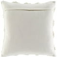 thumbnail image 2 of Surya Edric EDR-001 18 x 18" Square Cotton Pillow Cover in Ivory/White/Beige, 2 of 4