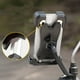 thumbnail image 3 of Soporte para teléfono de bicicleta con espejo retrovisor, giratorio de 360°, amortiguador, teléfonos de 4-6,5", clip de manillar para bicicletas, motocicletas, scooters, 18-46 mm de diámetro, negro,, 3 of 5
