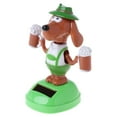 thumbnail image 5 of TONKBEEY 3.94x2.36x4.33in Bobble Head Beer Dog for Car Decor/Ornaments Solar Toy, 5 of 9
