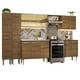 thumbnail image 1 of Cocina Integral 293cm Con Tarja Emilly Madesa 07 Marrón, 1 of 10