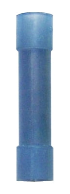 100 PCS Nylon Butt Connectors 16-14 Gauge Blue BC1614B 