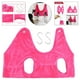 thumbnail image 4 of Bolsa suave portátil para suministros de aseo de mascotas, hamacas, cojín y bolsa de retención para cachorros S rosa, 4 of 8