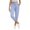 Baby Blue, variant on SPECIAL MAGIC Women's High Waisted Scuba Capri Pants with Pockets Soft Lightweight