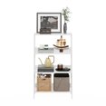 thumbnail image 5 of Pemberly Row Contemporary Bookcase Display Shelf in 4-Tier in White, 5 of 6