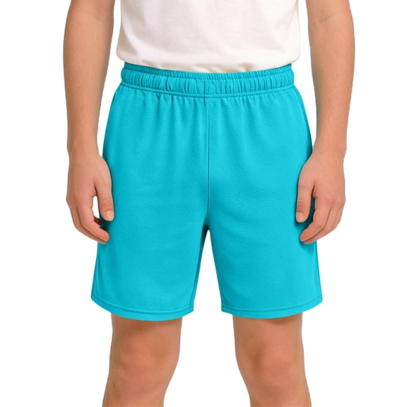 WPPGONE Big Boys Athletic Shorts Quick-Dry Basketball Workout Bottoms Lightweight Breathable Mesh Running Shorts with Elastic Waist for Tween Kids Summer Sports Wear