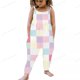 thumbnail image 1 of Niños bonitos, recién nacidos, niños de 1 a 6 años, niñas, mono con tirantes a rayas, mono a rayas sin mangas, ropa informal de verano 3T zhangmengya CONDUJO, 1 of 2