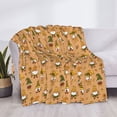 thumbnail image 3 of Rateoe Cute Autumn With Gnomes Pattern Flannel Throw Blanket, Ultra-soft Blanket for Bed, Couch, Car, Hypoallergenic Anti-pilling blanket-40"x30"(Horizontal), 3 of 6