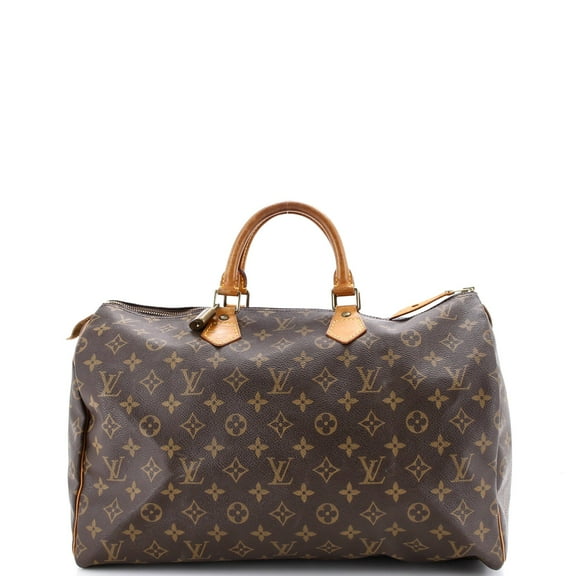 Pre-Owned Speedy Handbag Monogram Canvas 40 By Rebag